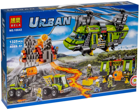 Конструктор Bela 10642 Тяжёлый транспортный вертолёт Вулкан
