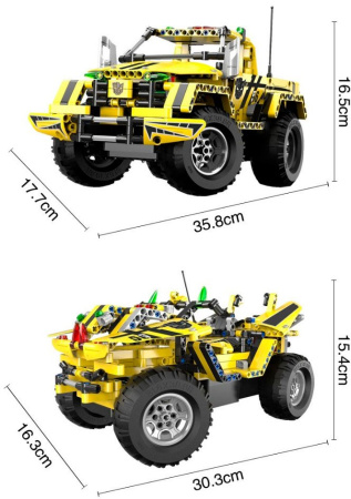 Конструктор Cada C51003W Пикап на радиоуправлении 2 в 1