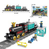 Конструктор KAZI 98239 Черный паровоз