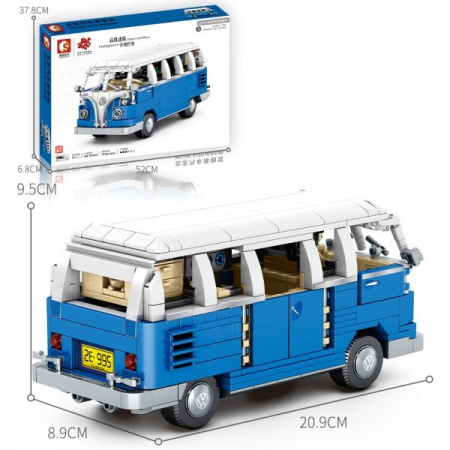 Конструктор Sembo Block 701810 Пекинский автомобильный музей - Volkswagen T1