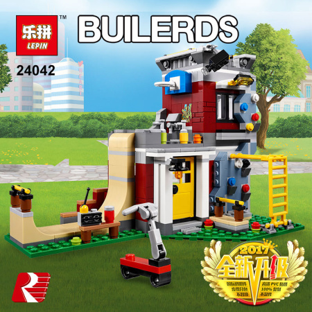 Конструктор Lepin 24042 Скейт-площадка 3 в 1