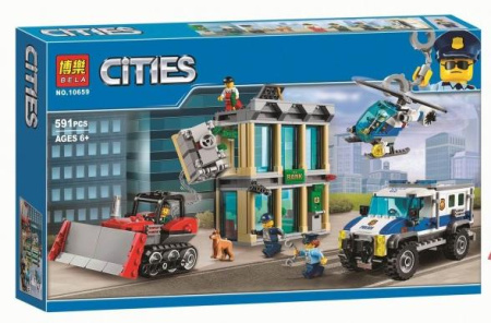 Конструктор Bela 10659 Ограбление на бульдозере