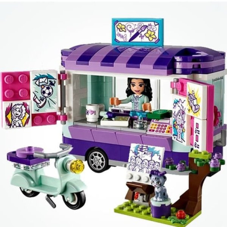 Конструктор Lepin 01056 Передвижная творческая мастерская Эммы