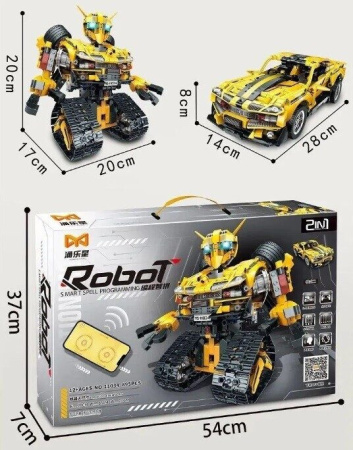 Конструктор 11034 - Бамблби Робот трансформер 2 в 1 на пульте управления