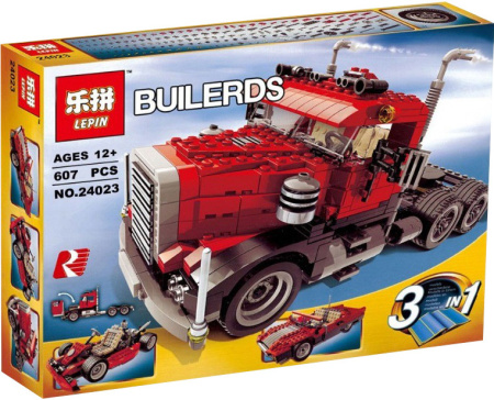 Конструктор Lepin 24023 Тягач — Big Rig 3in1