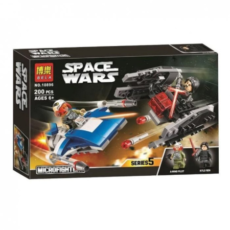 Конструктор Bela 10896 Истребитель типа A против бесшумного истребителя СИД