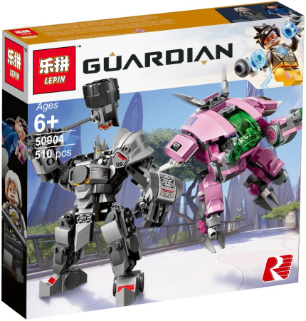 Конструктор Lepin 50004 D.Va и Райнхардт — Overwatch Games