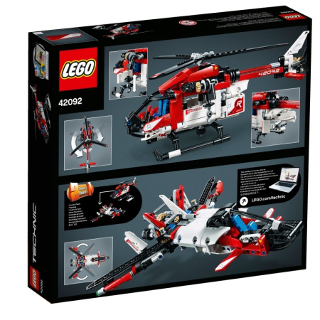 Конструктор Lego 42092 Technic Спасательный вертолёт