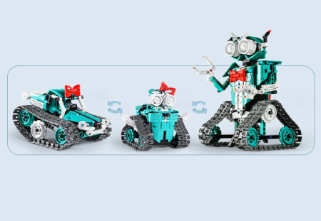 Конструктор 8029 Робот на гусеницах 3 в 1 ( На радиоуправлении, программируемый)