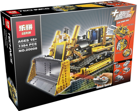 Конструктор Lepin 20008 Бульдозер с электроприводом