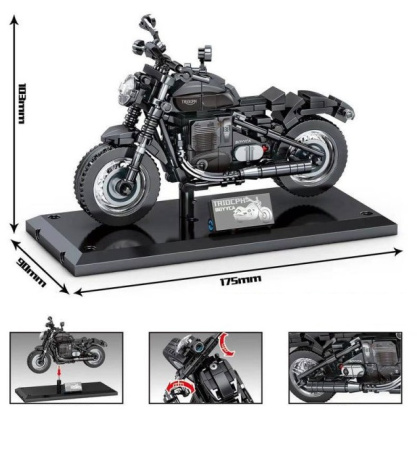 Конструктор Sembo 701125 Мотоцикл Triumphant Bonneville Bobber