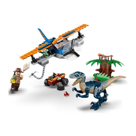 LEGO 75942 Велоцираптор: спасение на биплане