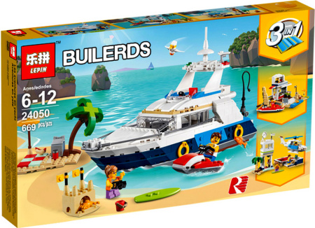 Конструктор Lepin 24050 Морские приключения — 3 в 1