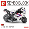Конструктор Sembo 701114 Спортивный мотоцикл HONDA CBR 1000