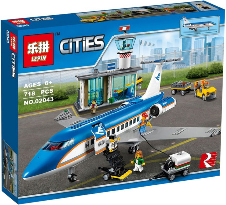 Конструктор Lepin 02043 Пассажирский терминал аэропорта