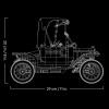 Конструктор Ford Model T, 1060 дет., King 67831