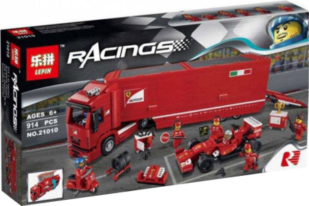 Конструктор Lepin 21010 Феррари F14 и грузовик Скудерии Феррари