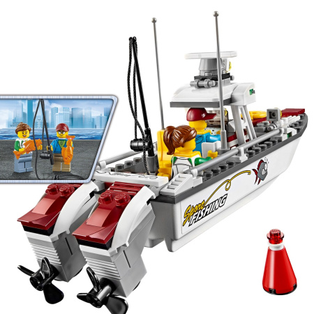 Конструктор Lepin 02028 Рыболовный катер